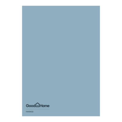 Peinture intérieure couleur murs, boiseries et radiateurs GoodHome mat fayence bleu 2.5L