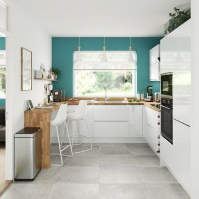 Peinture intérieure couleur murs, boiseries et radiateurs GoodHome mat milltown vert 2.5L