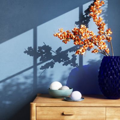 Housse Magnétique Pour Radiateur Radwraps - Motif Art Déco Bleu - 80x60 Cm