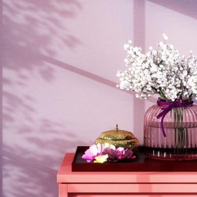 Peinture intérieure couleur murs, boiseries et radiateurs GoodHome satin morioka violet 2.5L