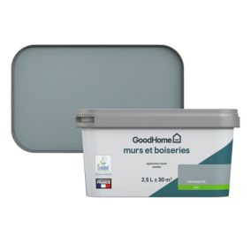 Peinture intérieure couleur Murs et boiseries GoodHome Minneapolis gris 2.5L