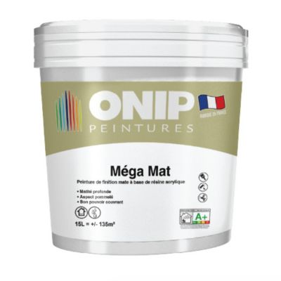 PEINTURE INTERIEURE MEGA MAT 15L - ONIP