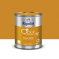 Peinture intérieure multisupport Ripolin O'pur jaune ambre satin velouté 2L