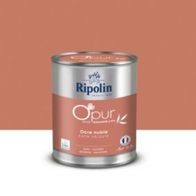 Peinture intérieure Ripolin O'Pur ocre nubie satin 0,5L