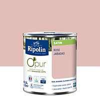 Peinture intérieure Ripolin O'Pur rose jabadao satin 0,5L