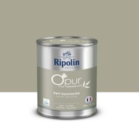 Peinture intérieure Ripolin O'Pur vert bourrache satin 0,5L