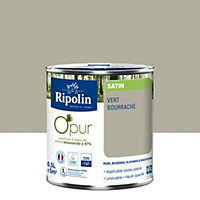 Peinture intérieure Ripolin O'Pur vert bourrache satin 0,5L