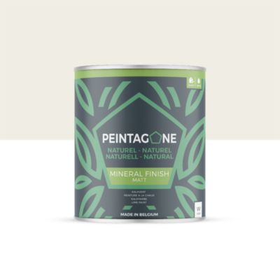 Peinture à la chaux pour murs & plafonds intérieurs & extérieurs - Mineral Finish, 1 l, New Cottage (PE003)