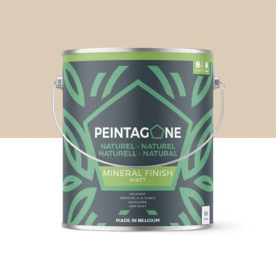 Peinture à la chaux pour murs & plafonds intérieurs & extérieurs - Mineral Finish, 2,5 l, Baby Boom (PE189)
