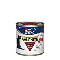 Peinture laque pour boiseries Valénite Dulux Valentine brillant rouge basque 0,5L
