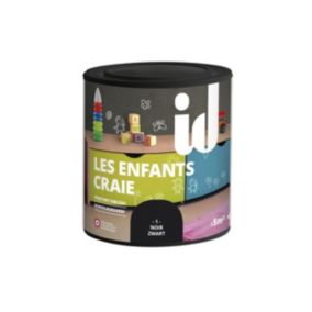 Peinture LES ENFANTS CRAIE Noir 500ml- ID Paris