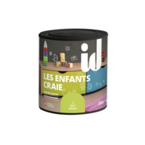 Peinture LES ENFANTS CRAIE VERT 500ml- ID Paris