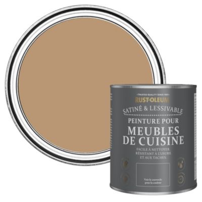Peinture Marron pour Meubles de Cuisine, Satin - RUST-OLEUM - Argile 750ml