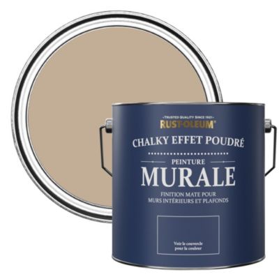 Peinture Marron pour Murs et Plafonds mat profond Chalky - RUST-OLEUM ...