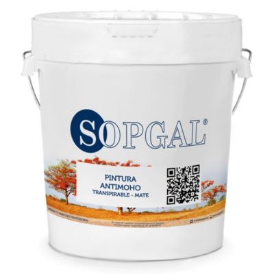 Peinture mate anti-moisissure pour intérieur (25 kg, Acrylique mat). Peinture respirante qui empêche la condensation