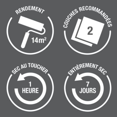 Peinture Mate Marron pour Sols en bois ou béton Chalky - RUST-OLEUM ...