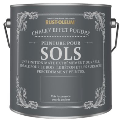 Peinture Mate Marron pour Sols en bois ou béton Chalky - RUST-OLEUM ...