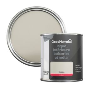 Peinture métal et bois GoodHome brillant beige 500ml