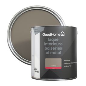 Peinture métal et bois GoodHome brillant marron 2,5L
