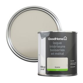 Peinture métal et bois GoodHome satin beige 500ml