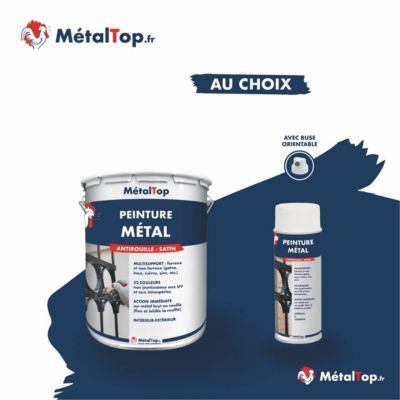 Peinture Metal - Metaltop -  Gris anthracite - Pot 15L