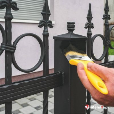 Peinture Metal - Metaltop -  Gris anthracite - Pot 15L
