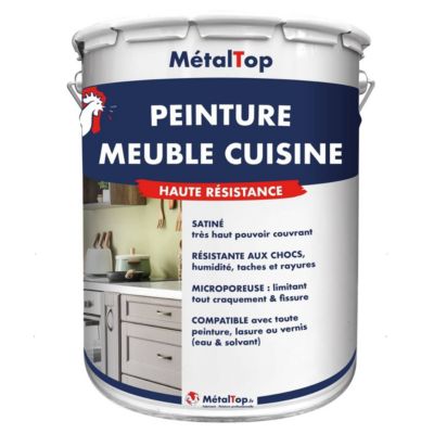 Peinture Meuble Cuisine - Brun cuivré - RAL 8004 - 1 L - Métaltop