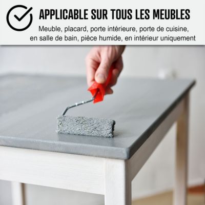 Peinture Meuble Cuisine, Salle de Bain - Résine epoxy - ARCAPOXY MEUBLE Blanc - RAL 9003 - 1 kg  - ARCANE INDUSTRIES