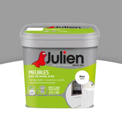 Peinture Meubles Titanium Brillant Julien 0 75l Castorama