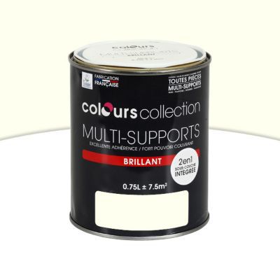 Peinture multi-supports Antique white Brillant 0,75L