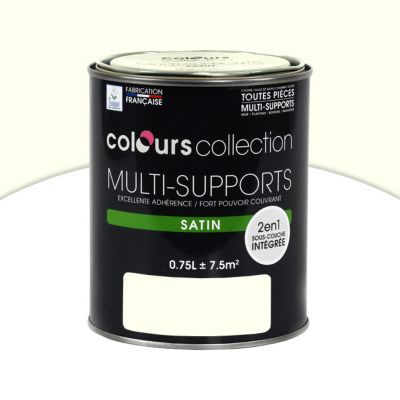 Peinture multi-supports Antique white Satin 0,75L