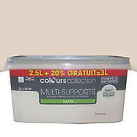 Peinture multi-supports Calcaire Satin 2,5L +20%