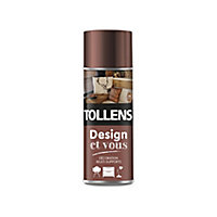 Peinture multi-supports en aérosol Tollens Design et vous cuivre satin 400ml