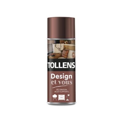 Peinture multi-supports en aérosol Tollens Design et vous cuivre satin 400ml