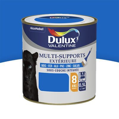 Peinture Multi Supports Exterieur Dulux Valentine Bleu Breton Satin 0 5l Castorama