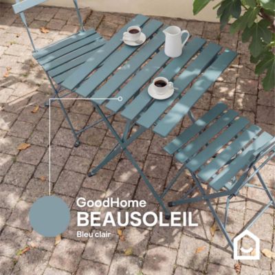 Peinture multi-supports extérieur bleu beau soleil satin GoodHome 2 L