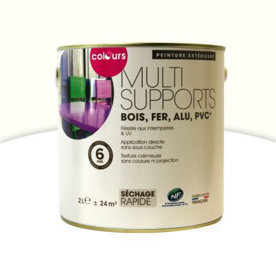 Peinture murale extérieurs séchage rapide - blanc - RustOleum 4l