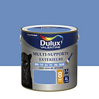 Peinture multi supports extérieure garantie 8 ans Dulux Valentine satin bleu provence 2L