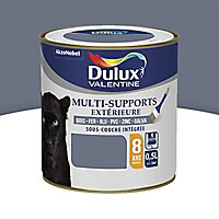 Peinture multi supports extérieure garantie 8 ans Dulux Valentine satin titane 0,5L