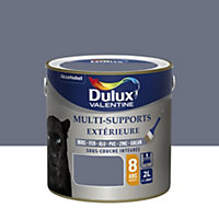 Peinture multi supports extérieure garantie 8 ans Dulux Valentine satin titane 2L