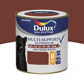 Peinture multi supports extérieure garantie 8 ans Dulux Valentine satin ton bois 0,5L