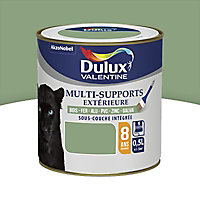 Peinture multi supports extérieure garantie 8 ans Dulux Valentine satin vert provence 0,5L