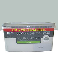 Peinture multi-supports Gris clair Satin 2,5L +20%
