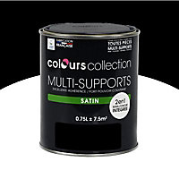 Peinture multi-supports Noir Satin 0,75L