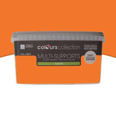 Peinture multi-supports Papaye Satin 2,5L