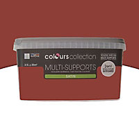 Peinture multi-supports Rouge brique Satin 2,5L