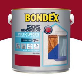 Peinture multi-supports SOS rénovation Bondex 2L rouge basque
