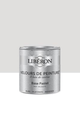 Peinture multisupport murs, plafonds et boiseries Velours de peinture blanc pâtisson Libéron 0,5L