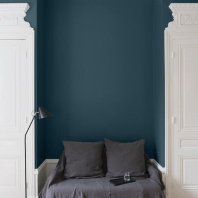 Peinture multisupport murs, plafonds et boiseries Velours de peinture bleu d'auvergne Libéron 0,5L