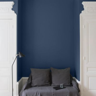 Peinture multisupport murs, plafonds et boiseries Velours de peinture bleu de minuit Libéron 0,5L